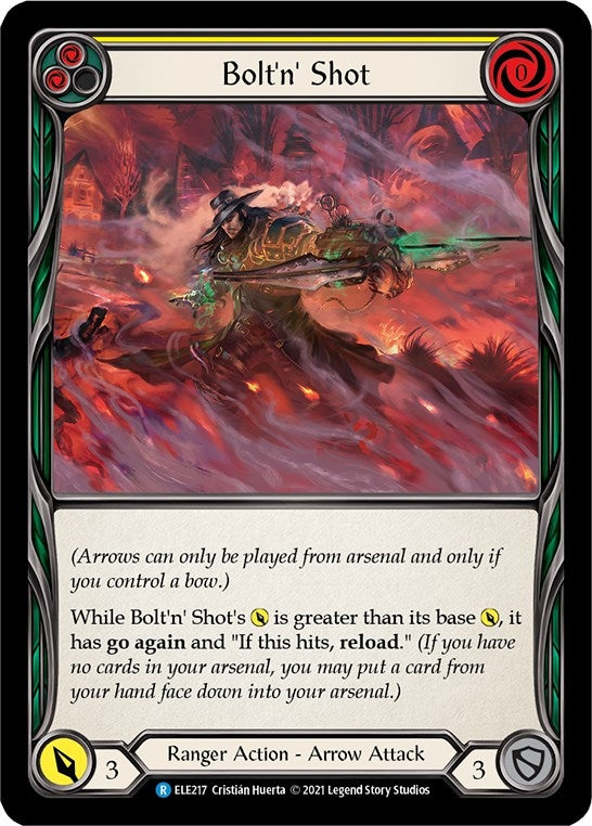 Image for Bolt'n' Shot (Yellow) (Tales of Aria) (ELE217) - Flesh and Blood TCG