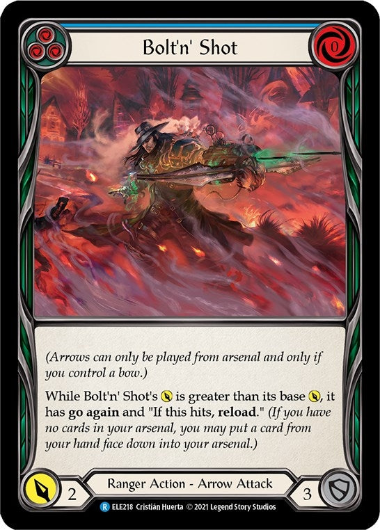 Image for Bolt'n' Shot (Blue) (Tales of Aria) (ELE218) - Flesh and Blood TCG