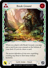 Image for Break Ground (Blue) (Tales of Aria) (ELE133) - Flesh and Blood TCG