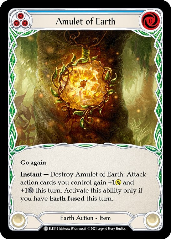 Image for Amulet of Earth (Tales of Aria) (ELE143) - Flesh and Blood TCG