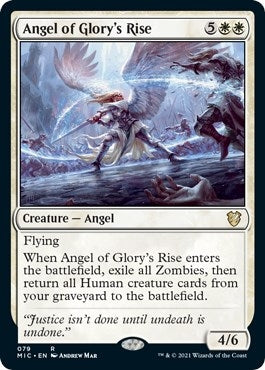 Image for Angel of Glory's Rise (Commander: Innistrad: Midnight Hunt) (79) - Magic: The Gathering