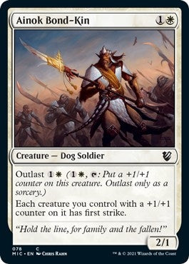 Image for Ainok Bond-Kin (Commander: Innistrad: Midnight Hunt) (78) - Magic: The Gathering