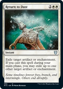 Image for Return to Dust (Commander: Innistrad: Midnight Hunt) (92) - Magic: The Gathering