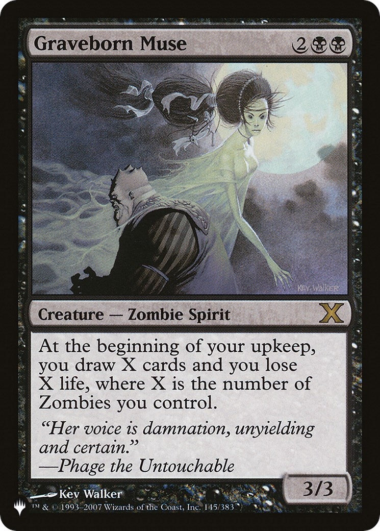 Image for Graveborn Muse (The List Reprints) (145/383) - Magic: The Gathering