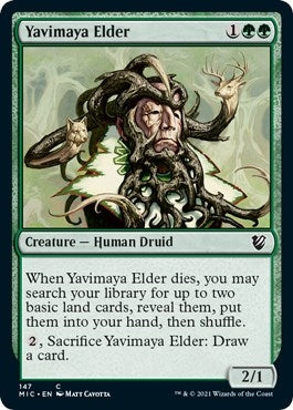 Image for Yavimaya Elder (Commander: Innistrad: Midnight Hunt) (147) - Magic: The Gathering