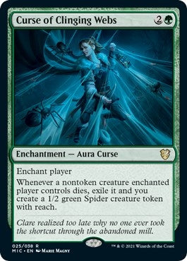 Image for Curse of Clinging Webs (Commander: Innistrad: Midnight Hunt) (25) - Magic: The Gathering