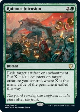 Image for Ruinous Intrusion (Commander: Innistrad: Midnight Hunt) (28) - Magic: The Gathering