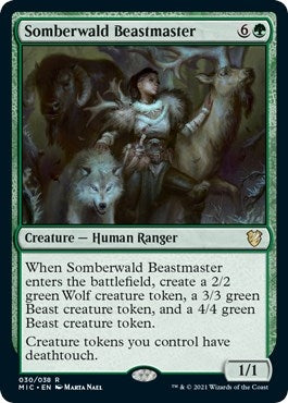 Image for Somberwald Beastmaster (Commander: Innistrad: Midnight Hunt) (30) - Magic: The Gathering