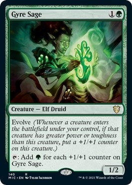 Image for Gyre Sage (Commander: Innistrad: Midnight Hunt) (140) - Magic: The Gathering