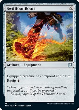 Image for Swiftfoot Boots (Commander: Innistrad: Midnight Hunt) (163) - Magic: The Gathering