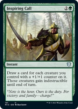 Image for Inspiring Call (Commander: Innistrad: Midnight Hunt) (141) - Magic: The Gathering