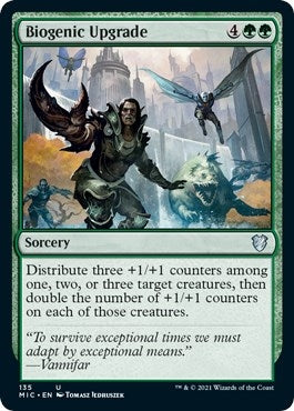 Image for Biogenic Upgrade (Commander: Innistrad: Midnight Hunt) (135) - Magic: The Gathering