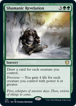 Image for Shamanic Revelation (Commander: Innistrad: Midnight Hunt) (143) - Magic: The Gathering