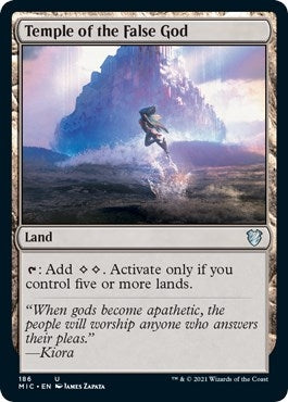Image for Temple of the False God (Commander: Innistrad: Midnight Hunt) (186) - Magic: The Gathering