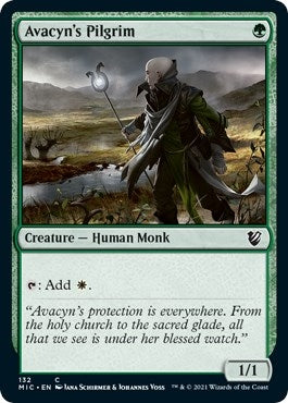 Image for Avacyn's Pilgrim (Commander: Innistrad: Midnight Hunt) (132) - Magic: The Gathering