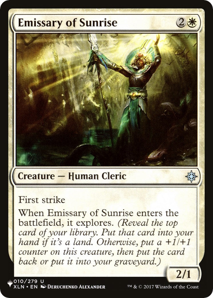 Image for Emissary of Sunrise (The List Reprints) (010/279) - Magic: The Gathering