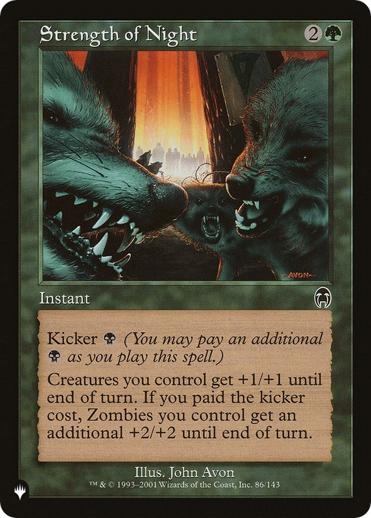 Image for Strength of Night (The List Reprints) (86/143) - Magic: The Gathering
