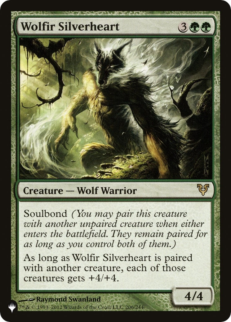 Image for Wolfir Silverheart (The List Reprints) (206/244) - Magic: The Gathering