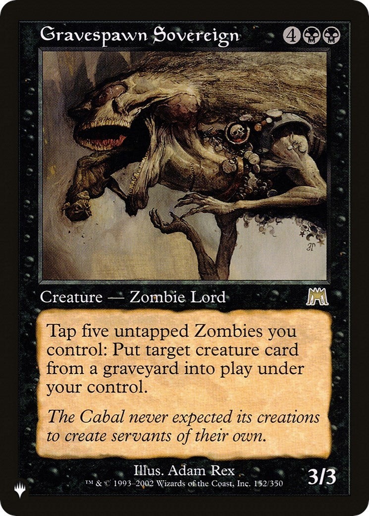 Image for Gravespawn Sovereign (The List Reprints) (152/350) - Magic: The Gathering