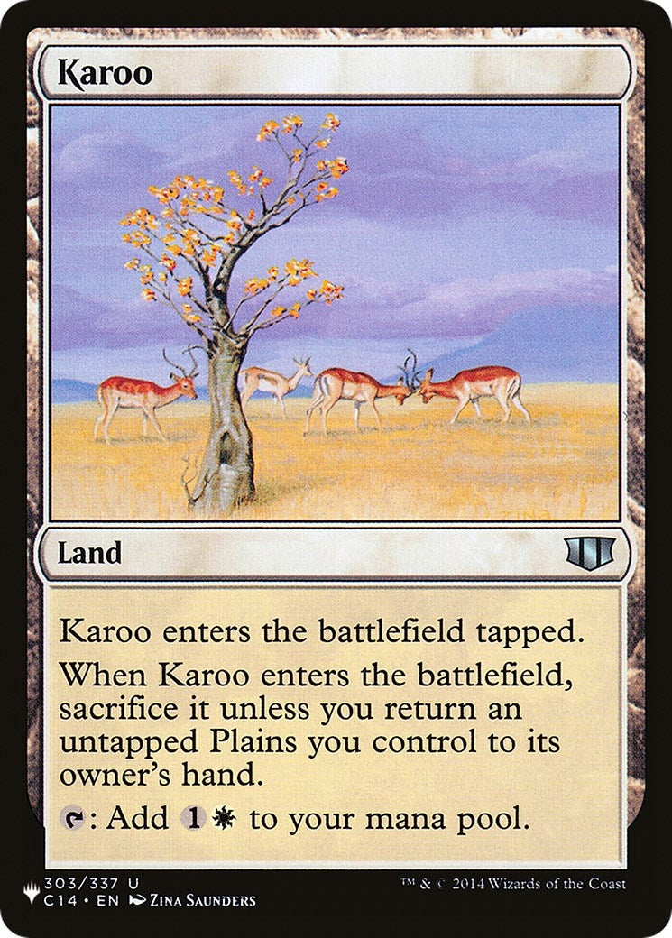 Image for Karoo (C14) (The List Reprints) (303/337) - Magic: The Gathering
