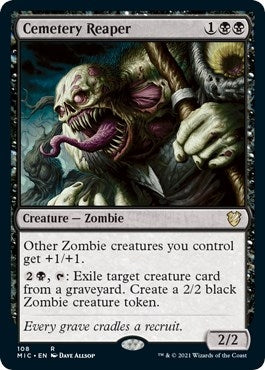 Image for Cemetery Reaper (Commander: Innistrad: Midnight Hunt) (108) - Magic: The Gathering