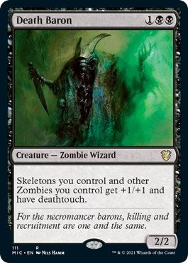 Image for Death Baron (Commander: Innistrad: Midnight Hunt) (111) - Magic: The Gathering