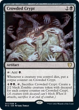 Image for Crowded Crypt (Commander: Innistrad: Midnight Hunt) (17) - Magic: The Gathering