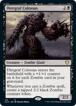 Image for Diregraf Colossus (Commander: Innistrad: Midnight Hunt) (112) - Magic: The Gathering