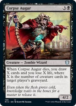 Image for Corpse Augur (Commander: Innistrad: Midnight Hunt) (109) - Magic: The Gathering