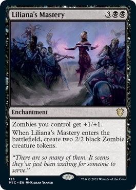 Image for Liliana's Mastery (Commander: Innistrad: Midnight Hunt) (123) - Magic: The Gathering