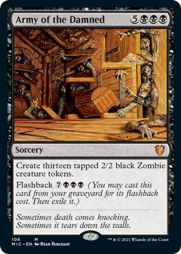 Image for Army of the Damned (Commander: Innistrad: Midnight Hunt) (106) - Magic: The Gathering