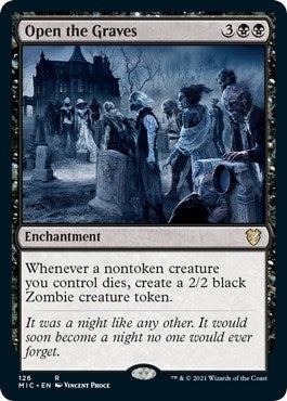 Image for Open the Graves (Commander: Innistrad: Midnight Hunt) (126) - Magic: The Gathering