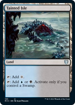 Image for Tainted Isle (Commander: Innistrad: Midnight Hunt) (183) - Magic: The Gathering