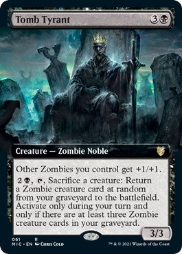 Image for Tomb Tyrant (Extended Art) (Commander: Innistrad: Midnight Hunt) (61) - Magic: The Gathering