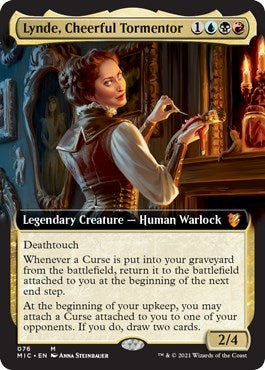 Image for Lynde, Cheerful Tormentor (Extended Art) (Commander: Innistrad: Midnight Hunt) (76) - Magic: The Gathering