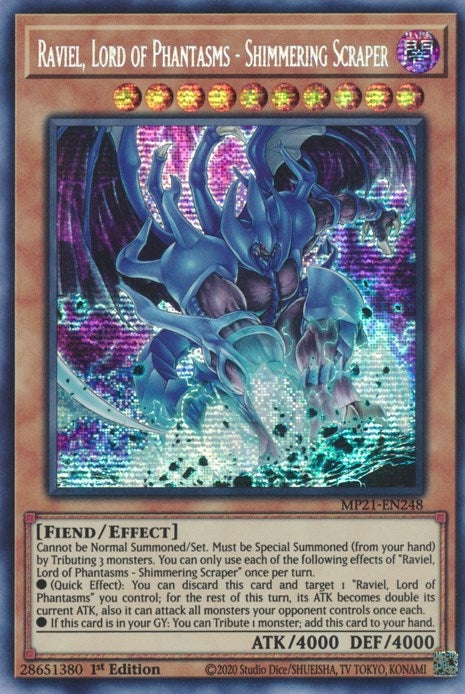 Image for Raviel, Lord of Phantasms - Shimmering Scraper (2021 Tin of Ancient Battles) (MP21-EN248) - YuGiOh
