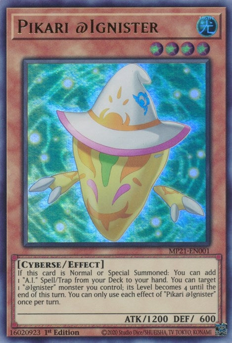 Image for Pikari @Ignister (2021 Tin of Ancient Battles) (MP21-EN001) - YuGiOh