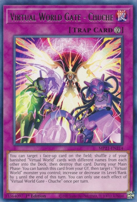 Image for Virtual World Gate - Chuche (2021 Tin of Ancient Battles) (MP21-EN214) - YuGiOh