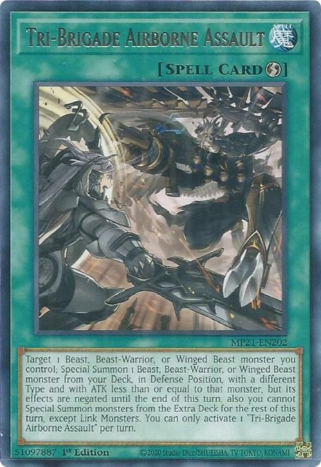 Image for Tri-Brigade Airborne Assault (2021 Tin of Ancient Battles) (MP21-EN202) - YuGiOh