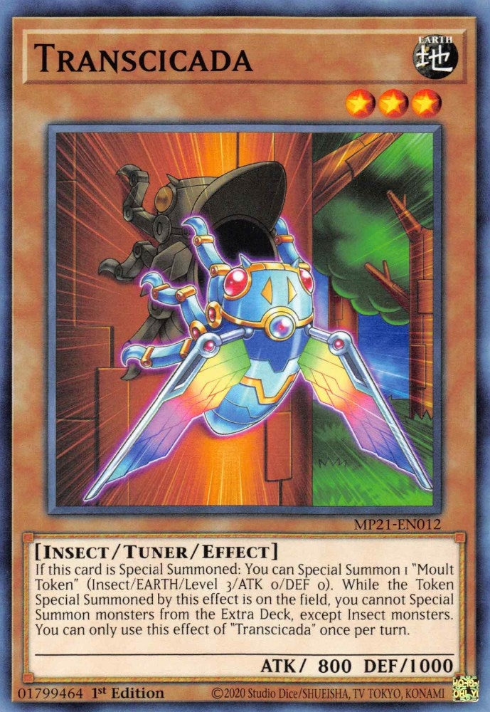 Image for Transcicada (2021 Tin of Ancient Battles) (MP21-EN012) - YuGiOh