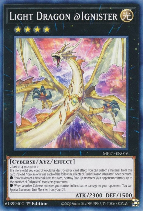Image for Light Dragon @Ignister (2021 Tin of Ancient Battles) (MP21-EN016) - YuGiOh