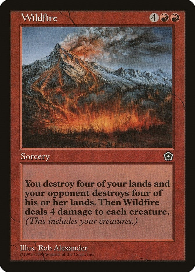 Image for Wildfire (Portal Second Age) - Magic: The Gathering