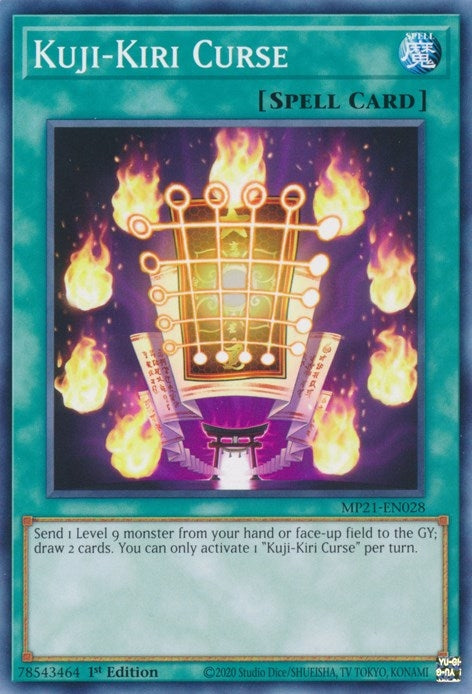 Image for Kuji-Kiri Curse (2021 Tin of Ancient Battles) (MP21-EN028) - YuGiOh