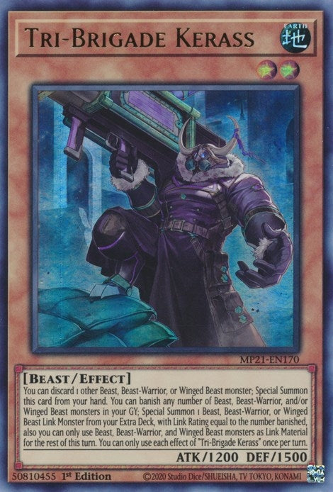 Image for Tri-Brigade Kerass (2021 Tin of Ancient Battles) (MP21-EN170) - YuGiOh