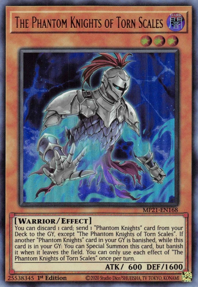 Image for The Phantom Knights of Torn Scales (2021 Tin of Ancient Battles) (MP21-EN168) - YuGiOh