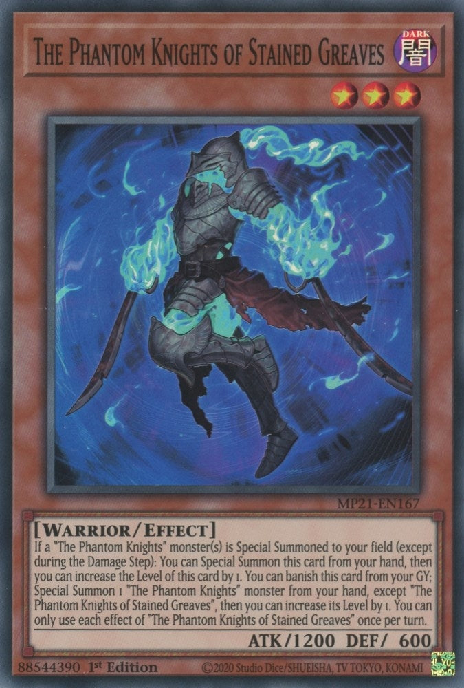 Image for The Phantom Knights of Stained Greaves (2021 Tin of Ancient Battles) (MP21-EN167) - YuGiOh