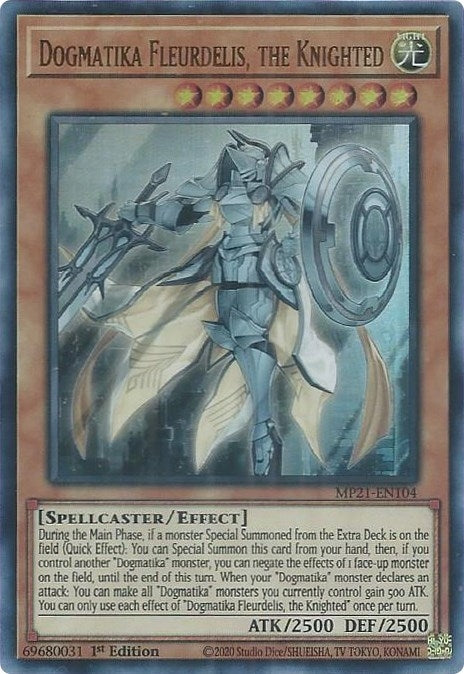 Image for Dogmatika Fleurdelis, the Knighted (2021 Tin of Ancient Battles) (MP21-EN104) - YuGiOh