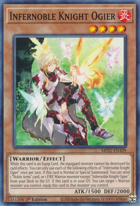 Image for Infernoble Knight Ogier (2021 Tin of Ancient Battles) (MP21-EN109) - YuGiOh