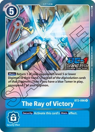 Image for The Ray of Victory (DC-1 Grand Prix) (BT01-03B) (BT2-096 U) - Digimon Card Game