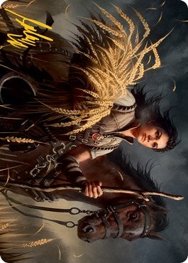 Image for Ambitious Farmhand Art Card (Gold-Stamped Signature) (Art Series: Innistrad: Midnight Hunt) (11) - Magic: The Gathering